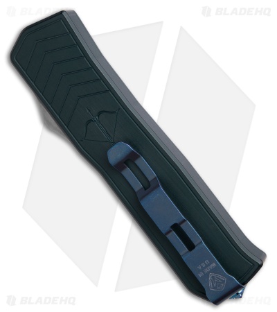 Medford Merc-1 OTF Auto Praetorian Knife Blue Aluminum (3.75" Tumbled) *DISC*
