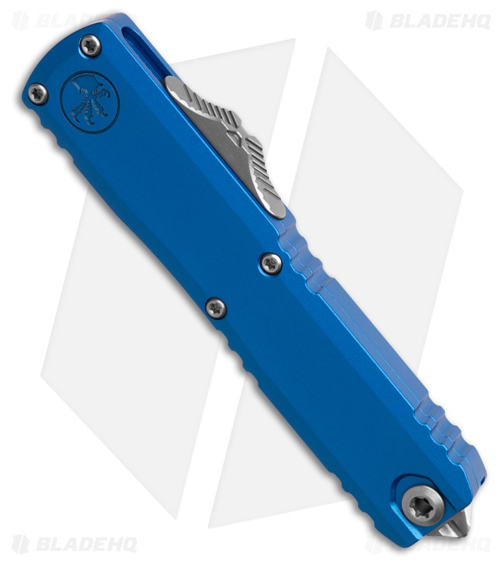 Microtech Auto UTX-70 Spartan Gen IV Blue Aluminum (2.50" Stonewash)