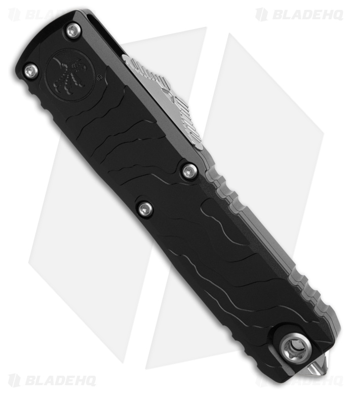 Microtech Auto UTX 85 Spartan Gen IV Topograpic Deep Engraved (3.125" Stonewash)