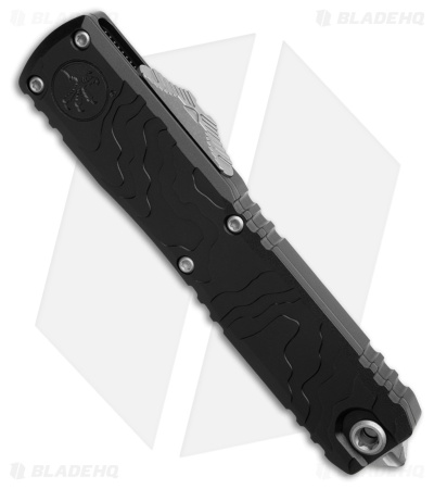 Microtech Auto Ultratech Gen IV Interceptor Topograpic Black Al (3.50" Apoc)
