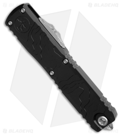 Microtech Auto Ultratech Gen IV Interceptor Topograpic Black Al (3.50" SW)