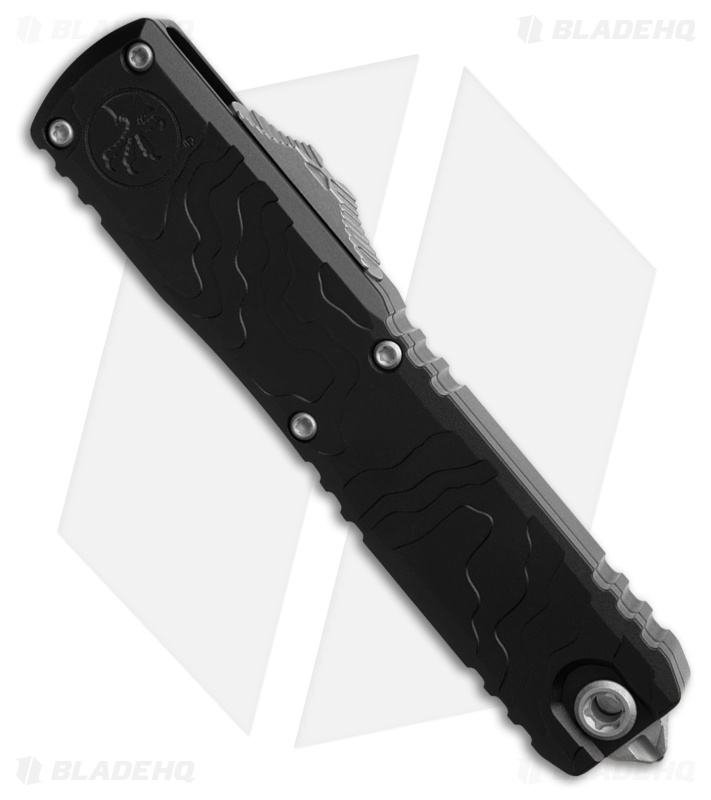 Microtech Auto Ultratech Spartan Gen IV Topographic Deep Black (3.50" Apoc)