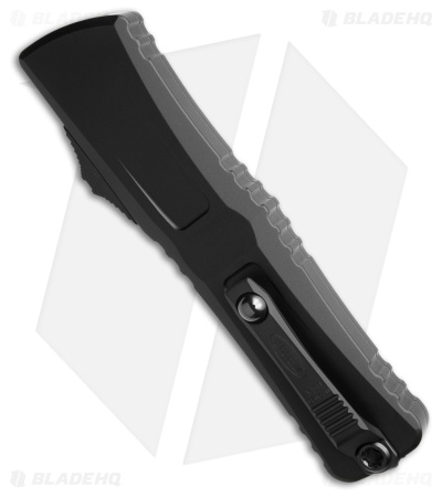 Microtech Combat Troodon D/E Gen III OTF Knife Black Al (4" Black Double FS)