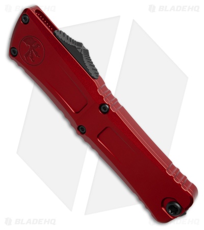 Microtech Combat Troodon Gen III T/E OTF Knife Red Aluminum (4" Black Serr)
