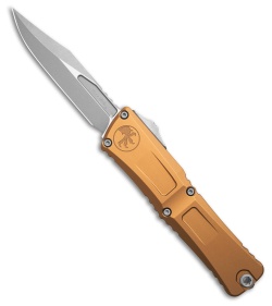 Microtech Combat Troodon Gen III Bowie OTF Knife Tan Al (4" Apocalyptic)