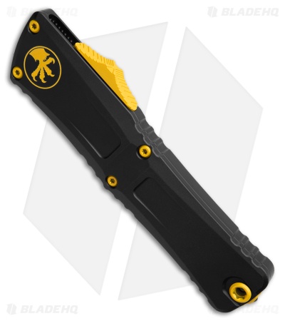 Microtech Combat Troodon Gen III D/E OTF Knife Corvette Yellow/Black (4" Yellow)