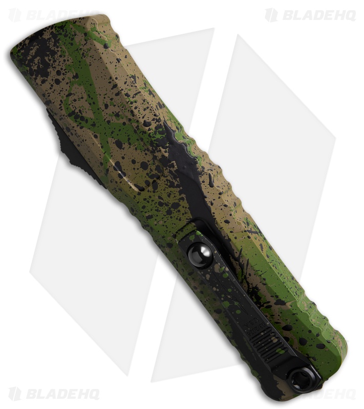 Microtech Combat Troodon - OTF Knife | Turquoise + D/E Black