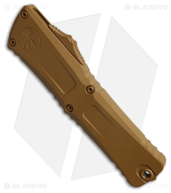 Microtech Combat Troodon Gen III S/E OTF Knife Standard Cerakote Al (4" Tan)