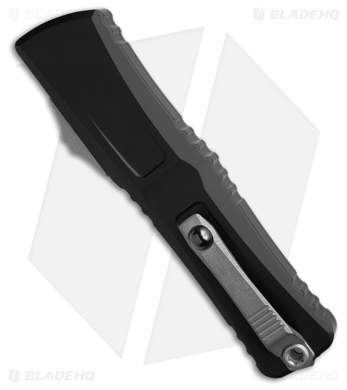 Microtech Combat Troodon Gen III Hellhound OTF Knife Black Aluminum (4" APOC)