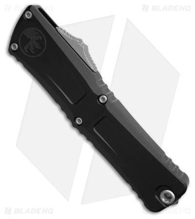Microtech Combat Troodon Gen III Hellhound OTF Knife Black Aluminum (4" APOC)