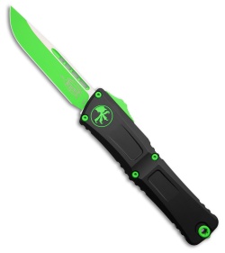 Microtech Combat Troodon Gen III S/E OTF Knife Green Mamba Al (3.8" Green)