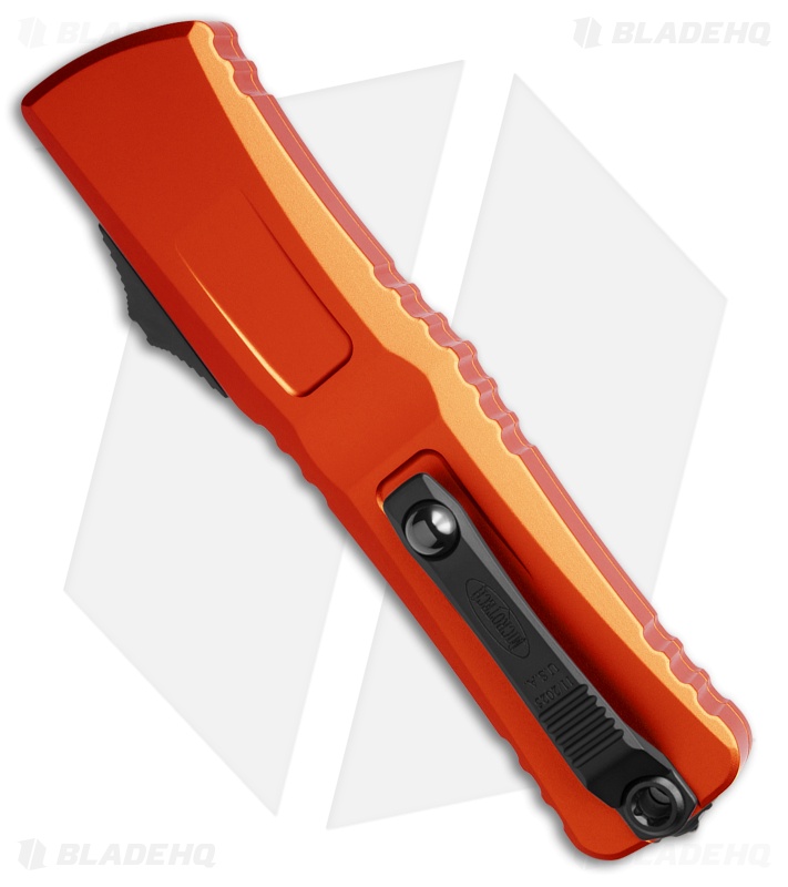 Microtech Combat Troodon Gen III S/E OTF Knife Orange Al (4" Black Serrated)