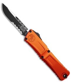 Microtech Combat Troodon Gen III S/E OTF Knife Orange Al (4" Black Serrated)