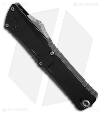 Microtech Combat Troodon Interceptor Gen III SS Black Aluminum (4" Apoc Serr)
