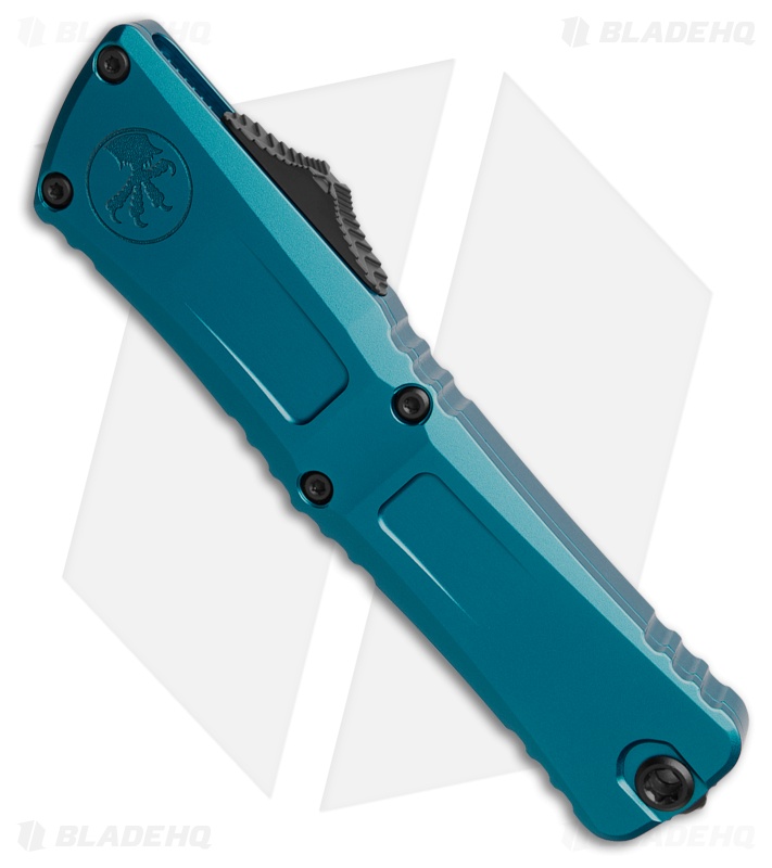 Microtech Combat Troodon Interceptor Gen III SS Blue Al (4" Black)