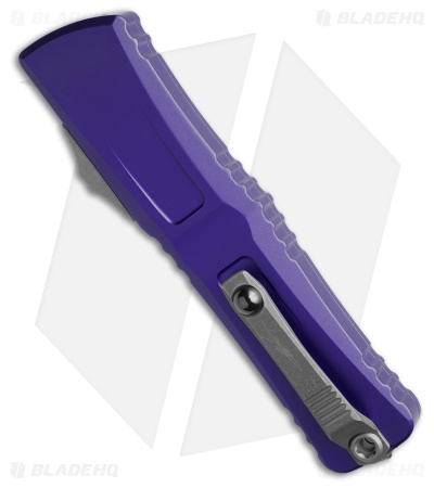 Microtech Combat Troodon Interceptor Gen III SS Purple Al (4" Apocalyptic)