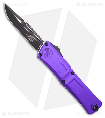 Microtech Combat Troodon Interceptor Gen III SS Purple Aluminum (4" Black)