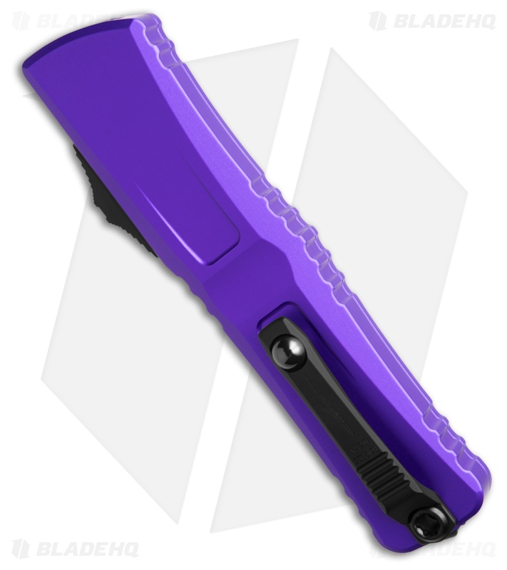 Microtech Combat Troodon Interceptor Gen III SS Purple Aluminum (4" Black Serr)