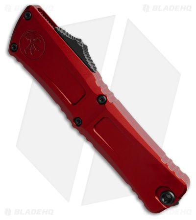 Microtech Combat Troodon Interceptor Gen III SS OTF Knife Red Al (4" Black)