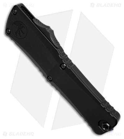 Microtech Combat Troodon LT Hellhound OTF Knife Black/Blue Accent (4" Coppermai)