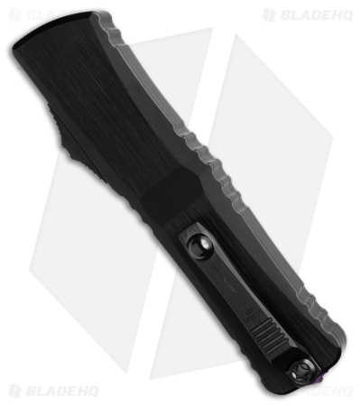 Microtech Combat Troodon LT Hellhound OTF Black/Purple Accent (4" Coppermai)