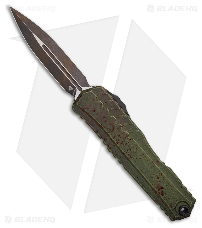 Microtech Cypher II D/E OTF Automatic Knife Outbreak Aluminum (3.5" Outbreak)