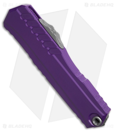 Microtech Cypher II D/E OTF Automatic Knife Purple Aluminum (3.5" Purple)