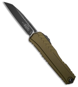 Microtech Cypher II S/E OTF Automatic Knife OD Green Aluminum (3.5" Black)