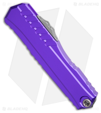 Microtech Cypher II S/E OTF Automatic Knife Purple Aluminum (3.5" Apocalyptic)