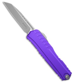 Microtech Cypher II S/E OTF Automatic Knife Purple Aluminum (3.5" Apocalyptic)