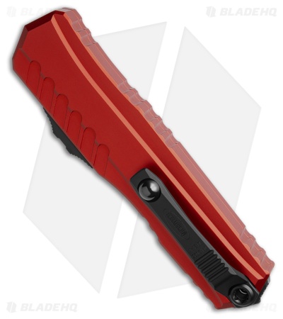 Microtech Cypher II S/E OTF Automatic Knife Red (3.5" Black Serr)1241-2RD