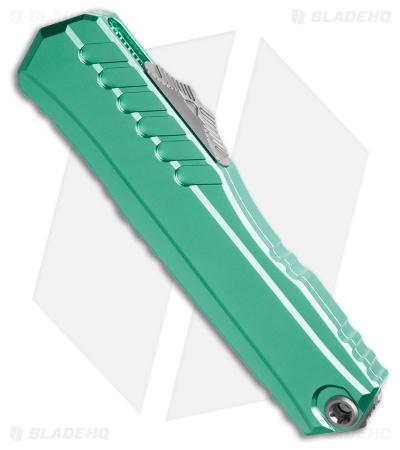 Microtech Cypher II S/E OTF Knife Turquoise Aluminum (3.5" SW Serr) 1241-11TQ