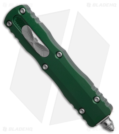 Microtech Dirac D/E OTF Automatic Knife Emerald Green Al  (2.9" Apoc Plain)