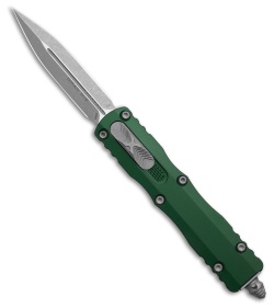 Microtech Dirac D/E OTF Automatic Knife Emerald Green Al  (2.9" Apoc Plain)