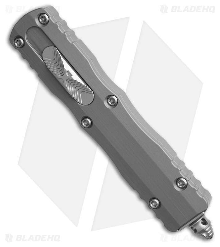 Microtech Dirac D/E OTF Automatic Knife Natural Clear Al (2.9" SW Full Serr) 