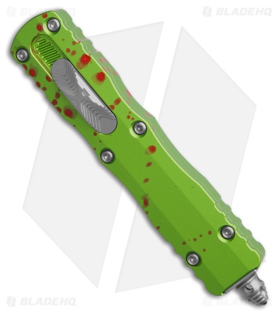 Microtech Dirac D/E OTF Automatic Knife Zombie (2.9" Stonewash Serr)