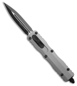 Microtech Dirac D/E OTF Automatic Knife Titanium-Gray Aluminum (2.8" Black)