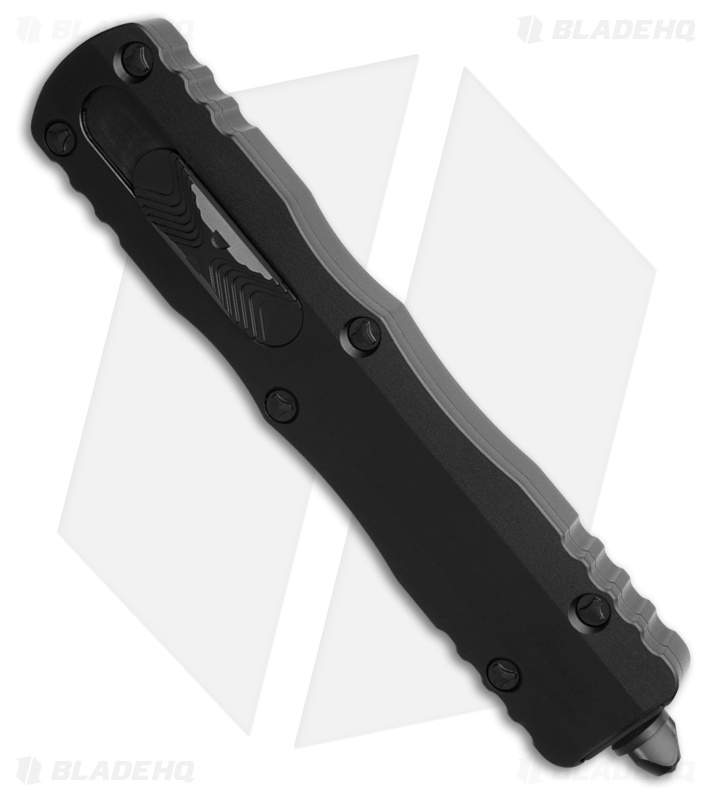 Microtech Dirac Delta D/E OTF Auto Knife Black (3.75" Black Full Double Serr)