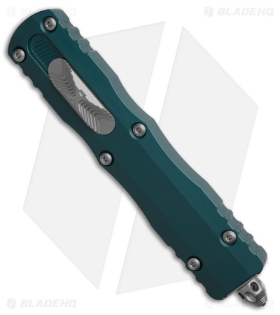 Microtech Dirac Delta D/E OTF Automatic Knife Deep Ocean Aluminum (3.75" SW)