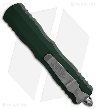 Microtech Dirac Delta D/E OTF Automatic Knife Emerald Green (3.75" Apoc Serr)
