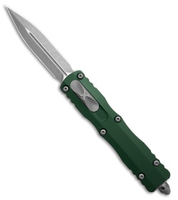 Microtech Dirac Delta D/E OTF Automatic Knife Emerald Green (3.75" Apocalyptic)