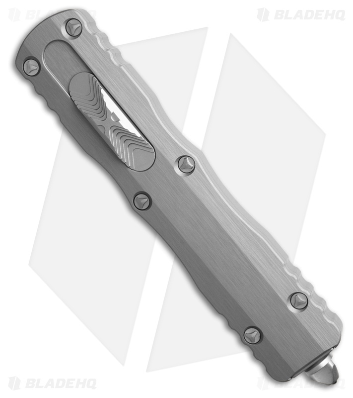 Microtech Dirac Delta D/E OTF Automatic Knife Natural Clear Al (3.75" SW Serr)