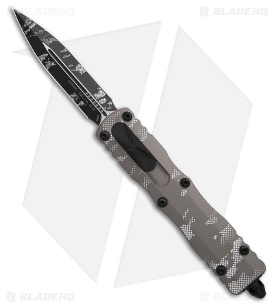Microtech Dirac Delta D/E OTF Automatic Knife Natural Clear Camo Al(3.75" Camo)