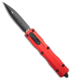 Microtech Dirac Delta D/E OTF Automatic Knife Red Aluminum (3.75" Black)*DISC*