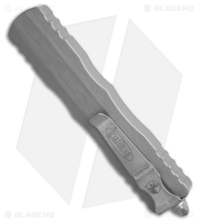 Microtech Dirac Delta D/E OTF Knife Natural Clear Al (3.75" Apocalyptic)