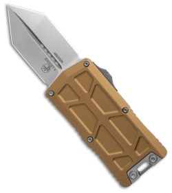 Microtech Exocet II Spartan Tan OTF Automatic Knife (2.34" Stonewash)