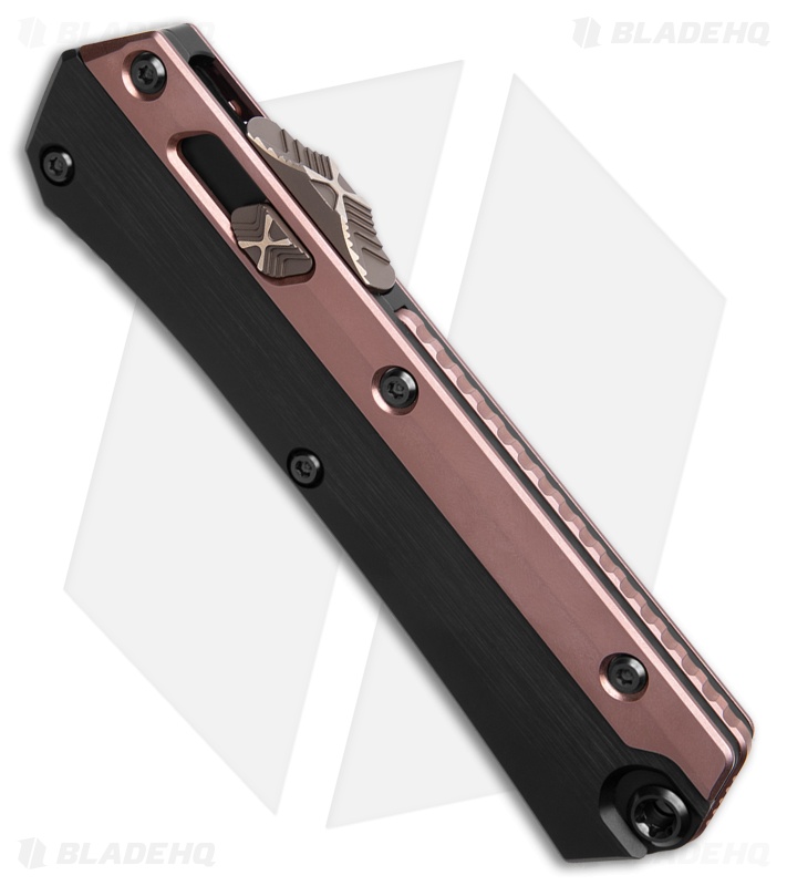 Microtech Rose Gold Microtech Glykon D/E OTF Automatic Knife Rose Gold Al/Ti