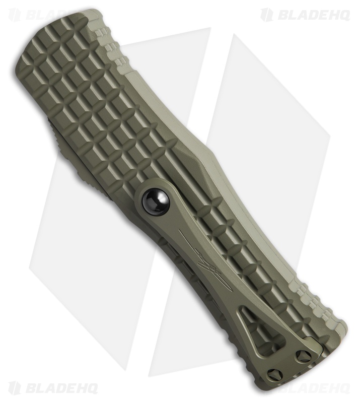 Microtech Hera D/E OTF Knife Cerakote Forest Green Frag Aluminum (3.1" Green)