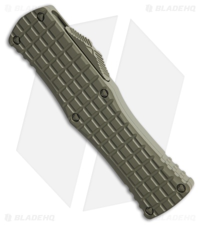 Microtech Hera D/E OTF Knife Cerakote Forest Green Frag Aluminum (3.1" Green)