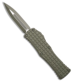 Microtech Hera D/E OTF Knife Cerakote Forest Green Frag Aluminum (3.1" Green)